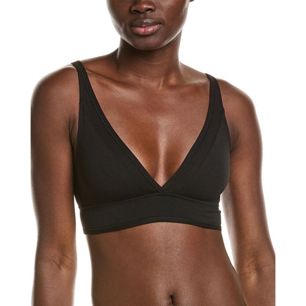 Else Womens  Essence Soft Plunge Bra, Black
